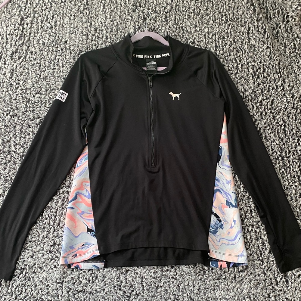 VS PINK Ultimate Deep Zip Pullover